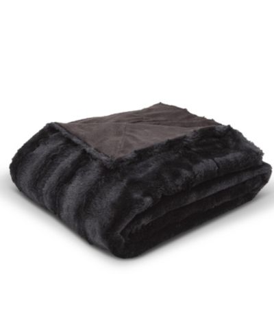 Многоразовый плед Cheer Collection Ultra Soft Faux Fur to Microplush, 86" x 86"