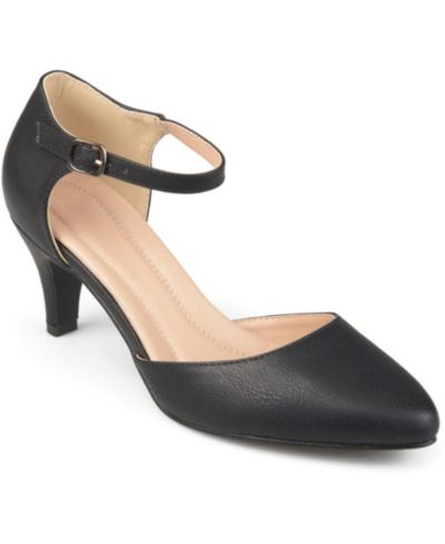 Journee Collection Women's Bettie Ankle Strap Dress Pumps