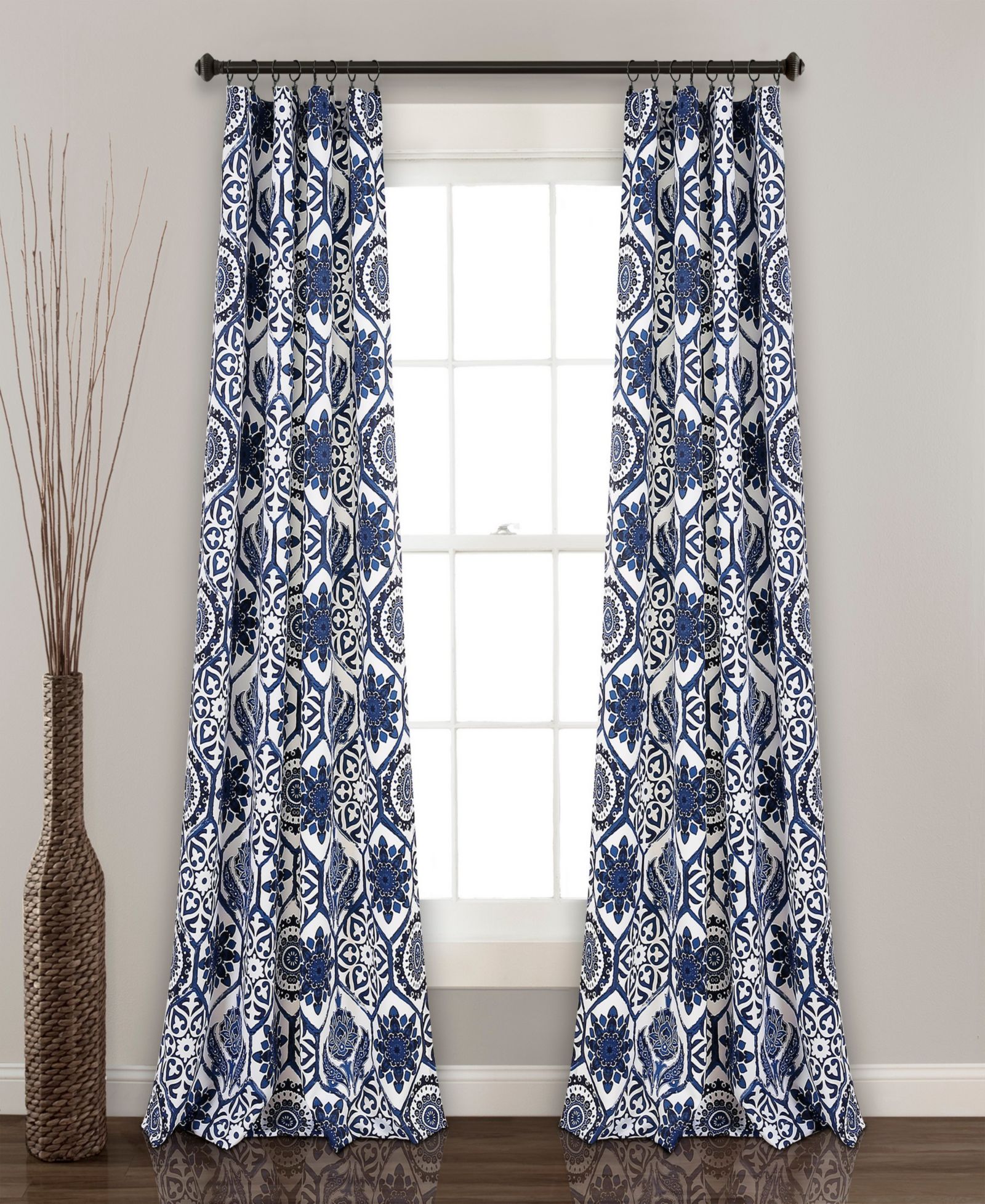 Lush Decor Marvel Light Filtering Window Curtain Panels Pair 52"W x 84"L