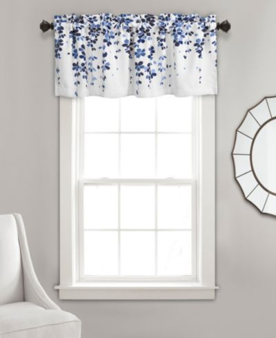 Lush Decor Weeping Flower Room Darkening Valance Curtain Valances for Windows & Kitchen Curtains