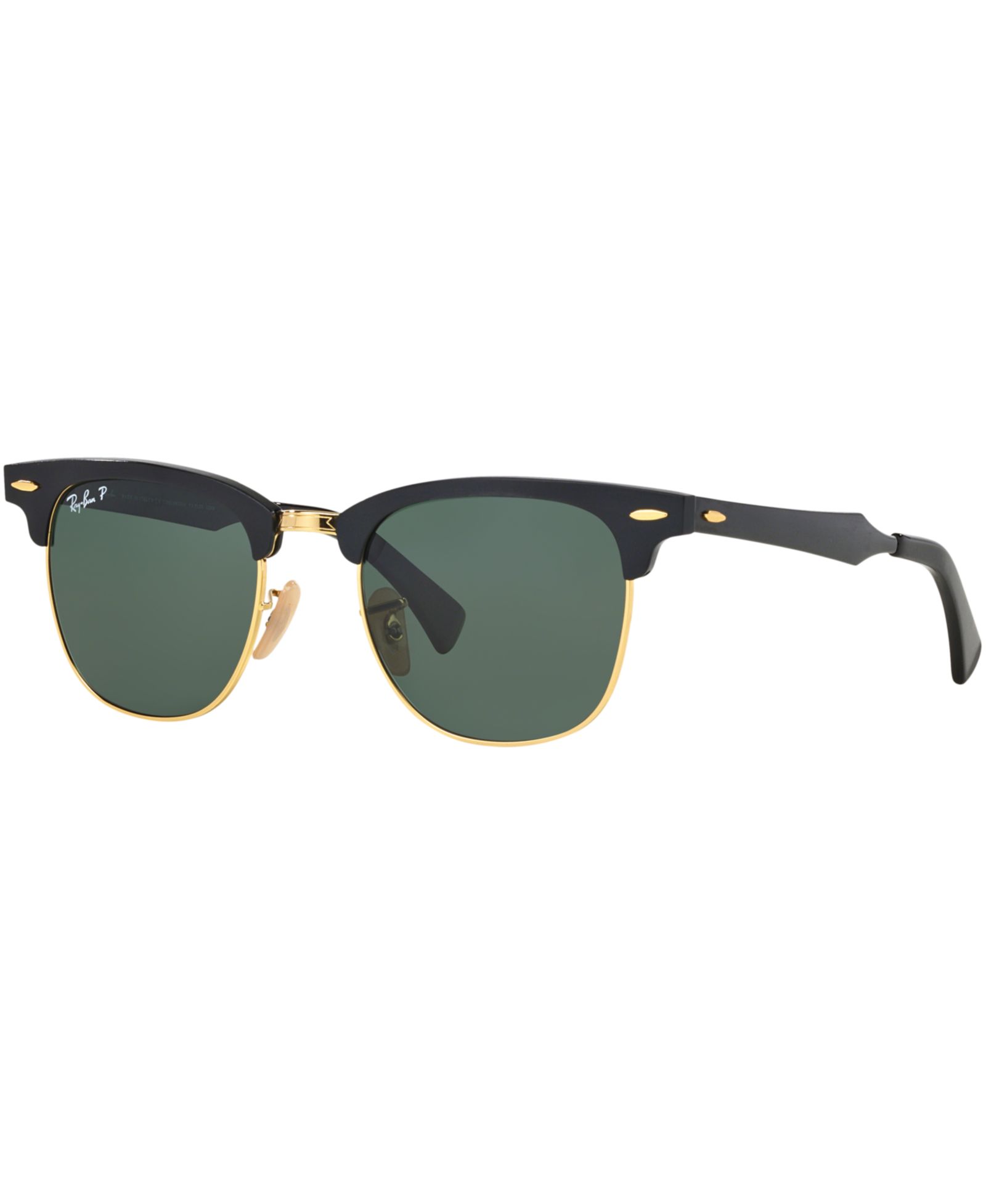 Ray-Ban Поляризованные солнцезащитные очки RB3507 CLUBMASTER ALUMINUM