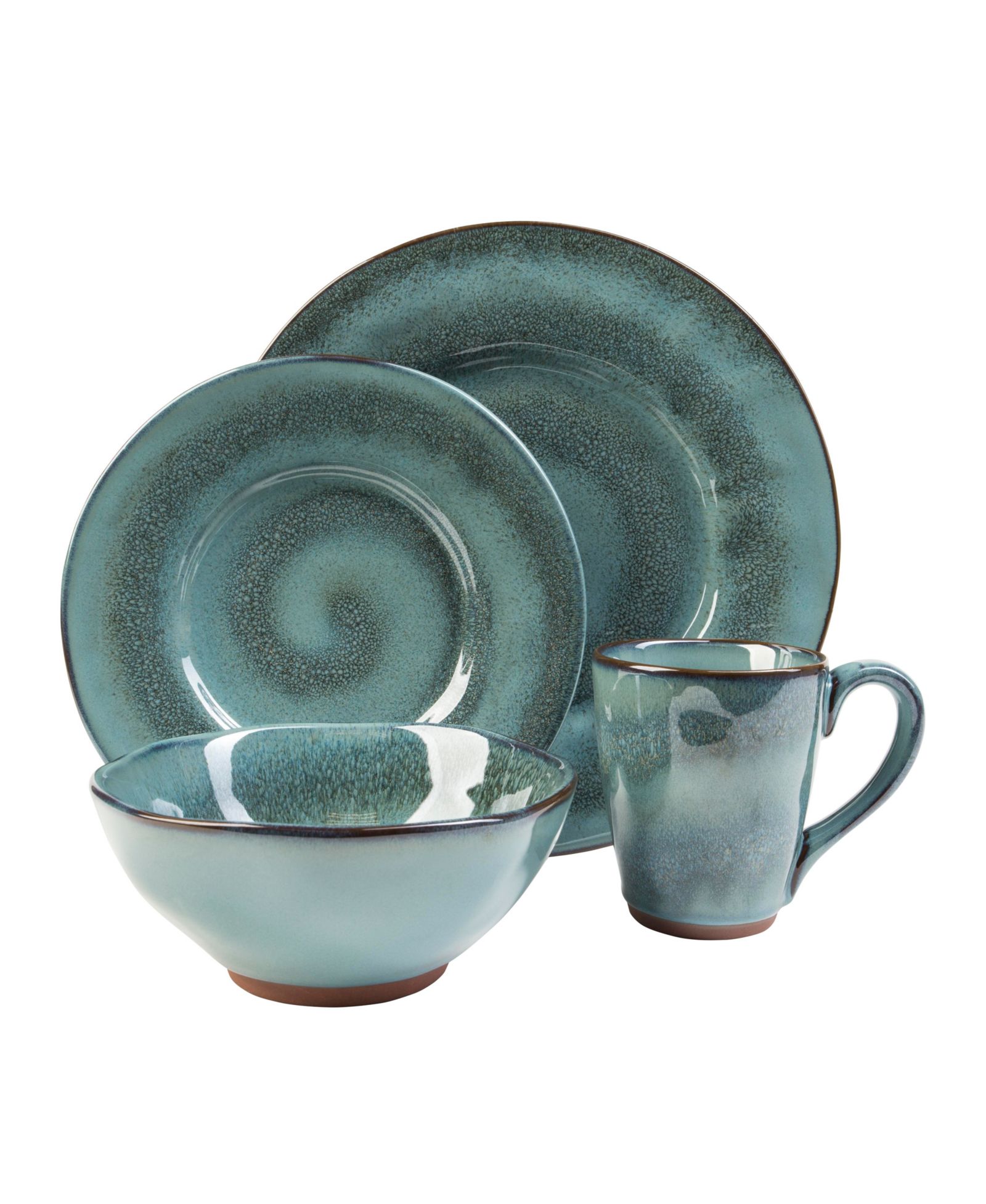 Sango Toren Denim 16 Pc. Dinnerware Set, Service for 4