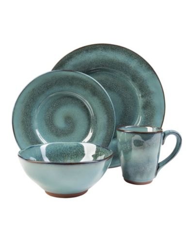 Sango Toren Denim 16 Pc. Dinnerware Set, Service for 4