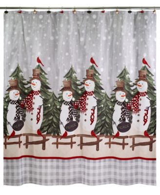 Праздничная душевая занавеска Avanti Country Friends, 72" x 72"