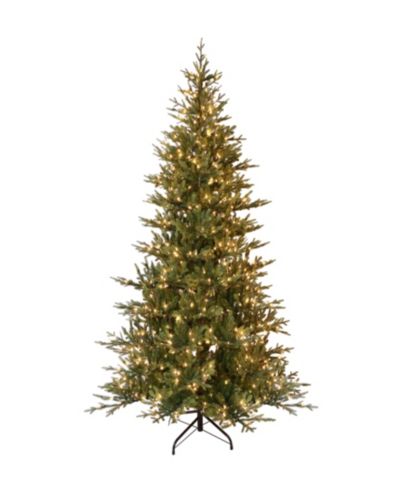 Puleo 7.5FT Pre-Lit Bradford Fir Artificial Christmas Tree