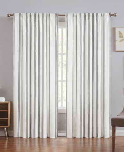 Шторы Truly Soft Millenial Stripe 2 Piece Window Curtain