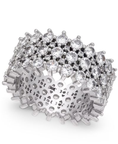 I.N.C. International Concepts серебряное кольцо с pavé камнями