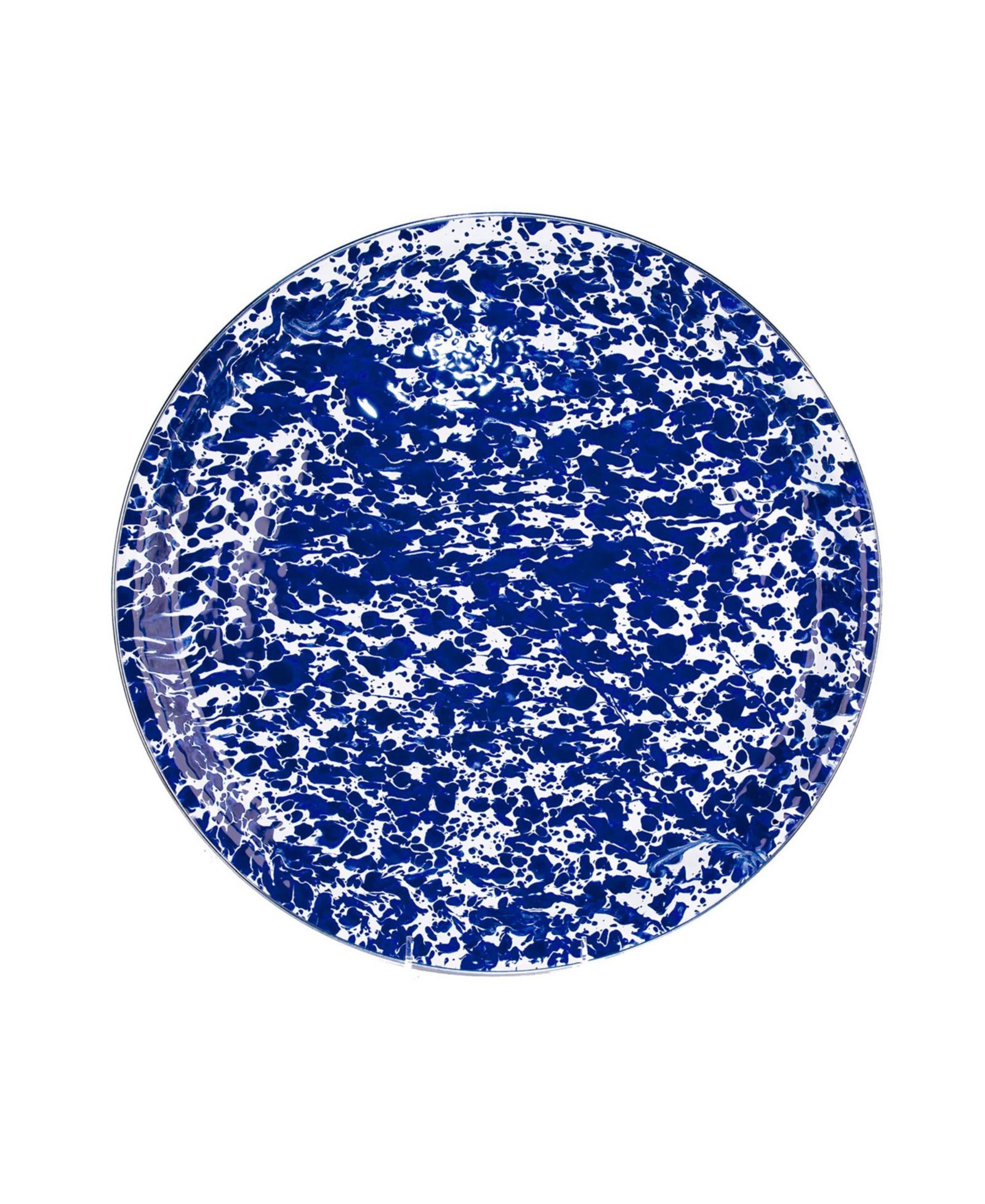 Поднос для подачи Golden Rabbit Swirl Enamelware Collection 20"