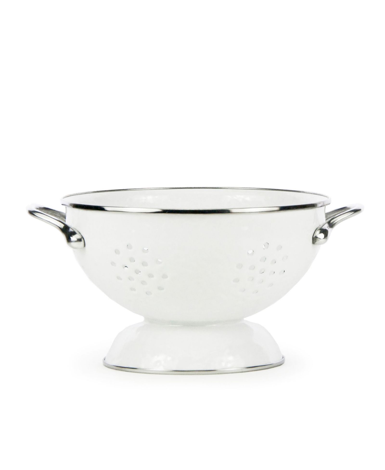 Коллекция эмалевой посуды Golden Rabbit Solid White 1.5 Quart Colander