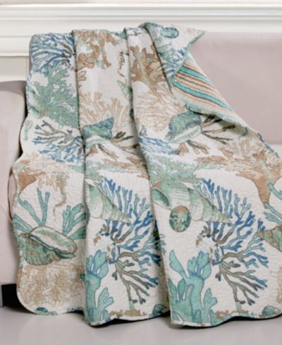 Greenland Home Fashions Atlantis Jade покрывало, 50" x 60"