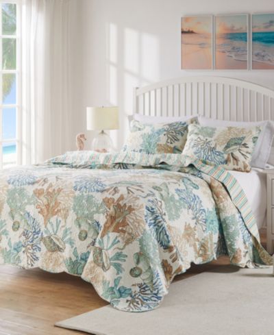 Комплект из 3 предметов Greenland Home Fashions Atlantis Jade, Full/Queen