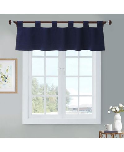 Thermalogic Weathermate Room Darkening Tab Top Flat Valance for Windows