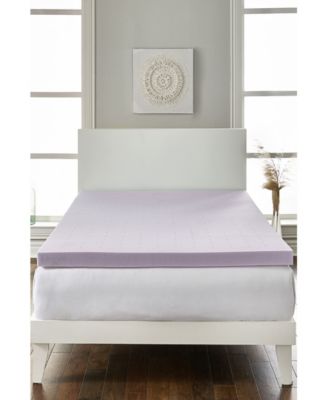 Rio Home Fashions Loftworks 2" Lavender Infused Deep Sleep Therapy Extra Soft Mattress Foam Topper, Full
