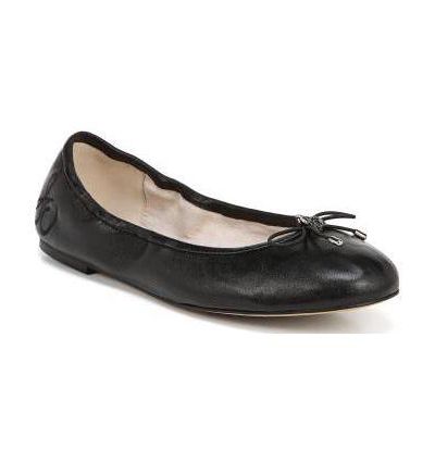 Sam Edelman Felicia Leather Cushioned Ballet Flats