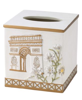 Avanti Paris Botanique декоративная шкатулка для салфеток из смолы с ручной росписью