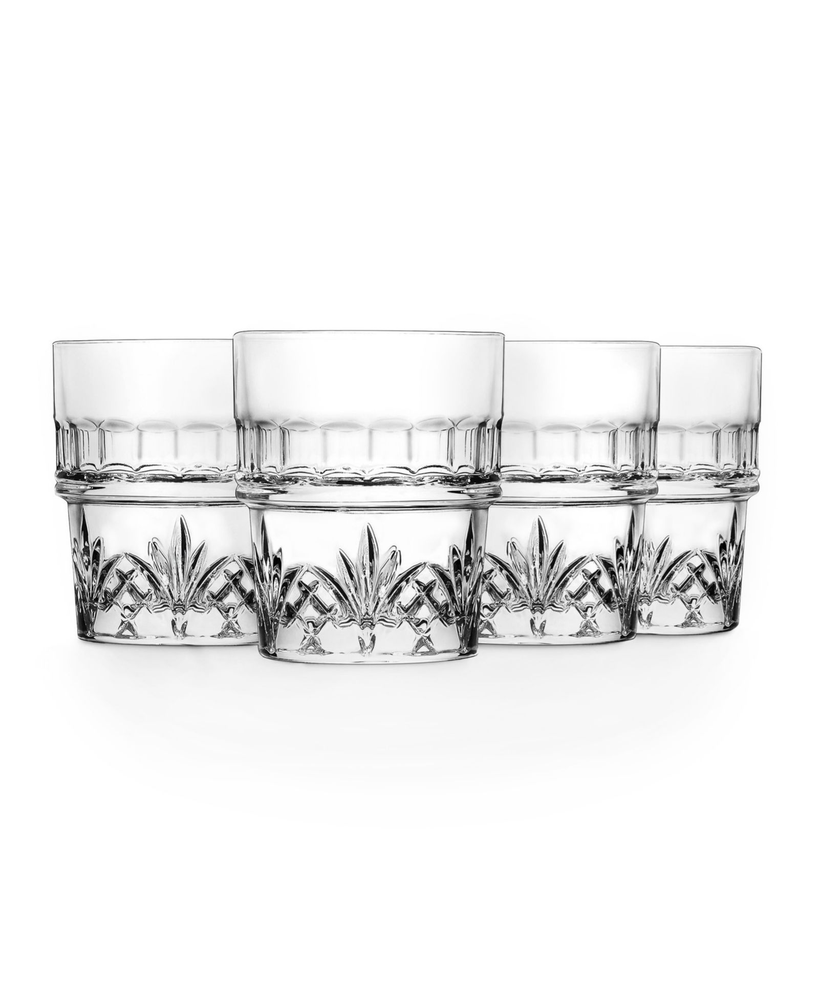 Стакан Godinger Dublin Stackable Double Old Fashioned, набор из 4 шт