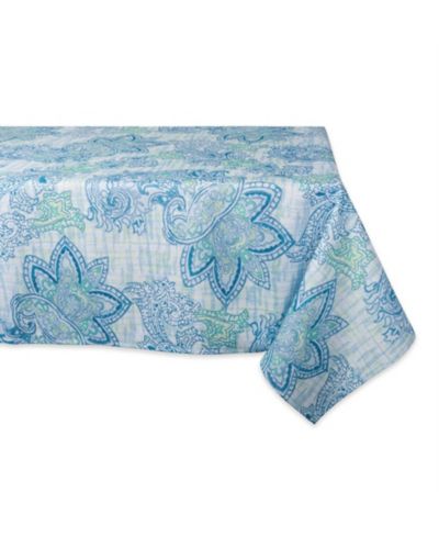Скатерть Design Imports Paisley Print Outdoor 60" x 120"