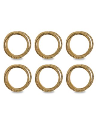 Design Imports Intertwined Napkin Ring Set of 6