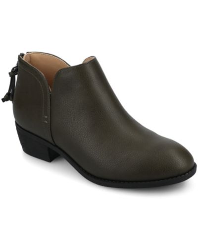 Journee Collection Женские ботильоны Livvy с разрезом сбоку