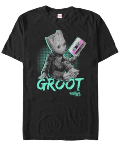 Мужская футболка Marvel Guardians of the Galaxy Vol. 2 Curious Neon Baby Groot Short Sleeve