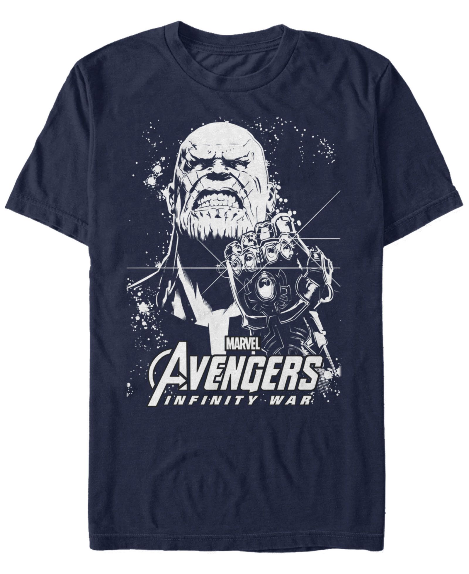 Marvel Мужская футболка Avengers Infinity War Thanos Ultimate Force с коротким рукавом