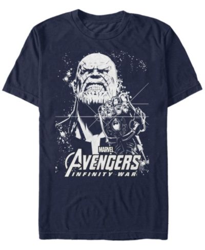 Marvel Мужская футболка Avengers Infinity War Thanos Ultimate Force с коротким рукавом