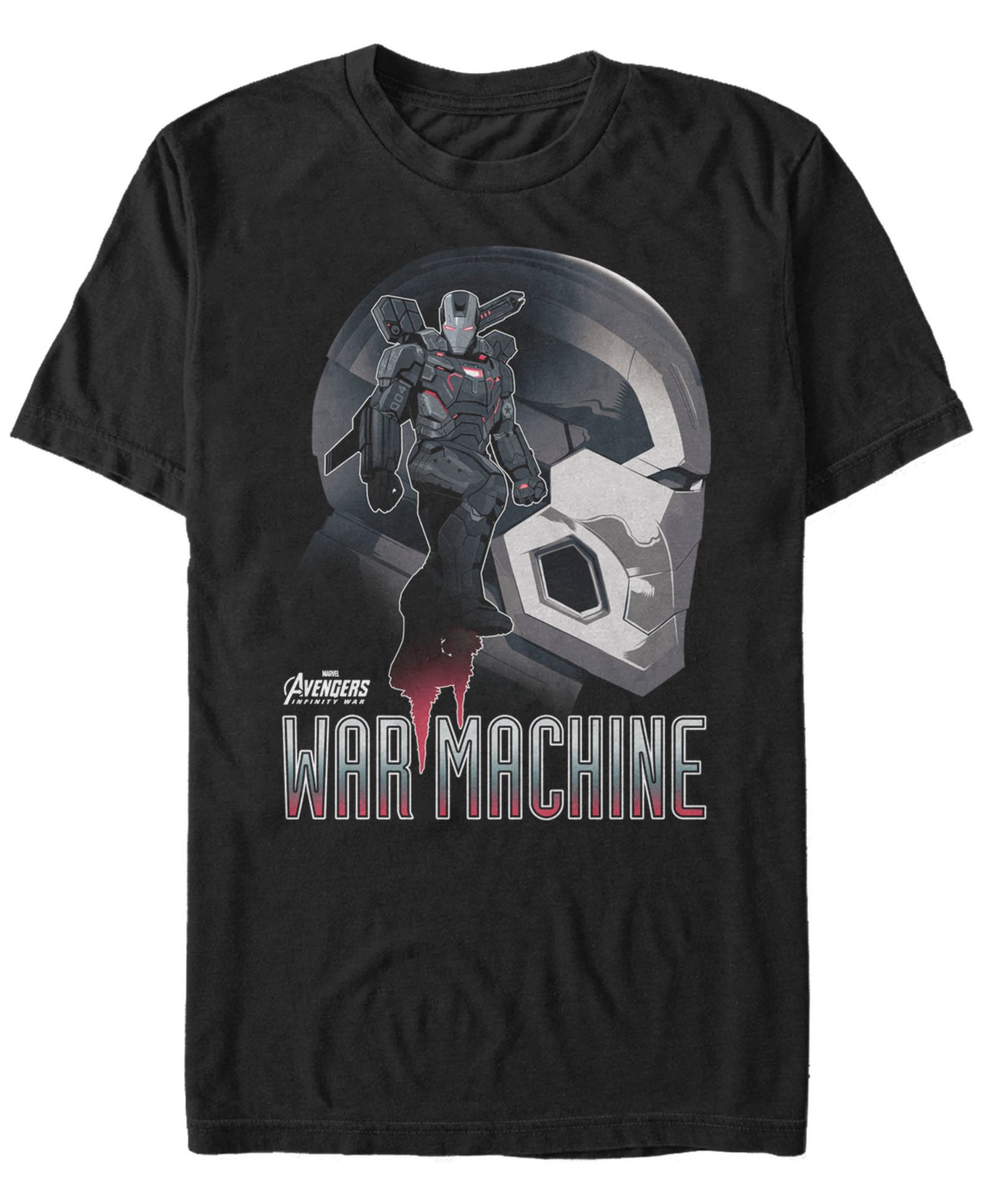 Футболка Marvel Men's Avengers Infinity War The War Machine Posed Profile Short Sleeve