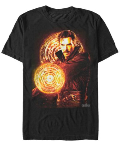 Мужская футболка Marvel Avengers Infinity War Doctor Strange с эффектом свечения