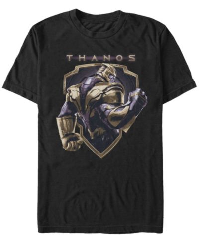 Мужская футболка Marvel Avengers Endgame Thanos Strong Shield Short Sleeve
