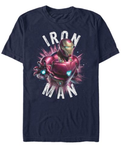 Мужская футболка Marvel Avengers Iron-Man Star Burst с коротким рукавом