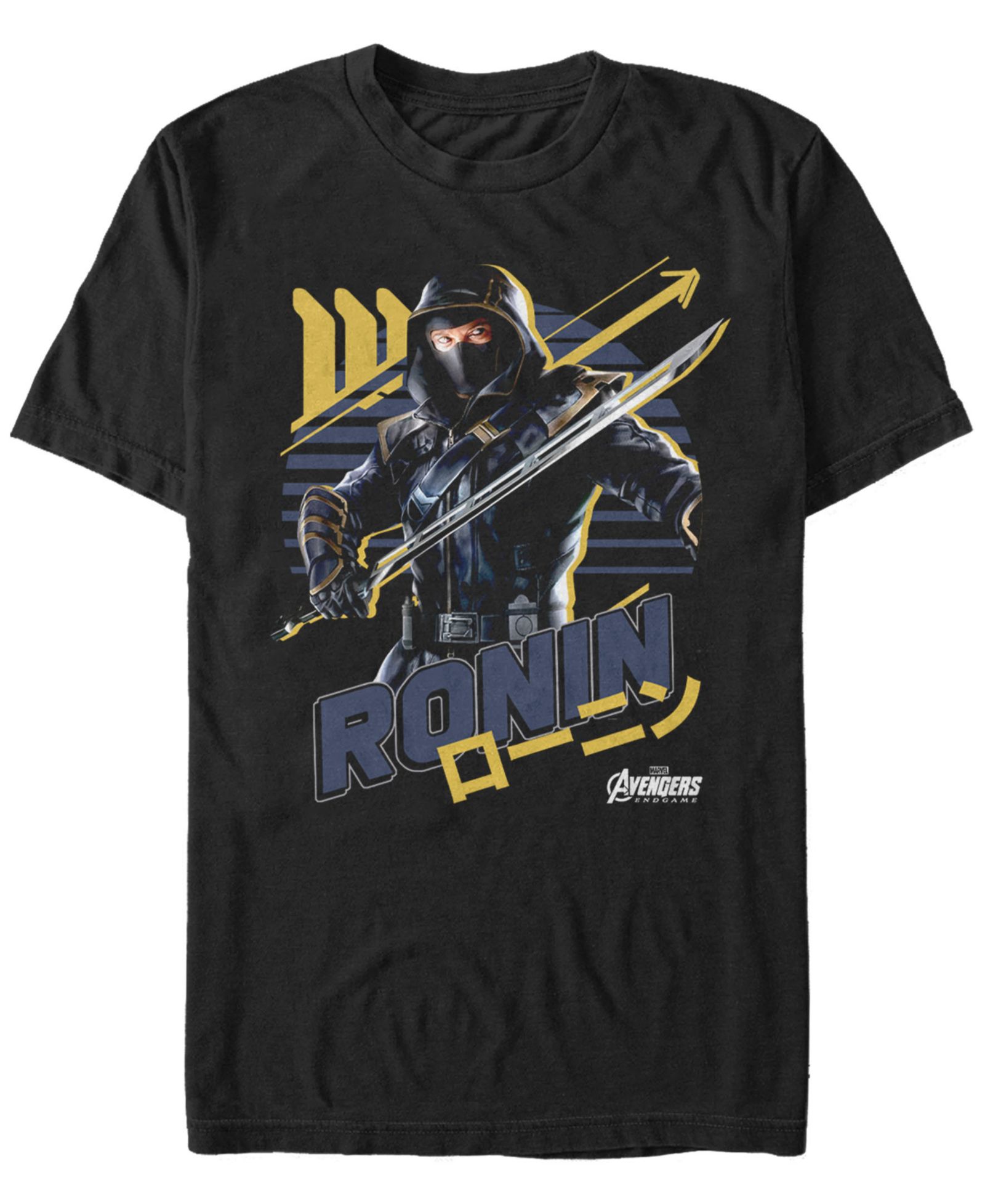 Мужская футболка Marvel Avengers Endgame Ronin Kanji Strong Stance Short Sleeve