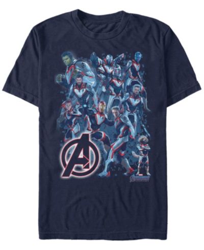 Marvel футболка Men's Avengers Endgame Avengers Suit Group Shot Short Sleeve