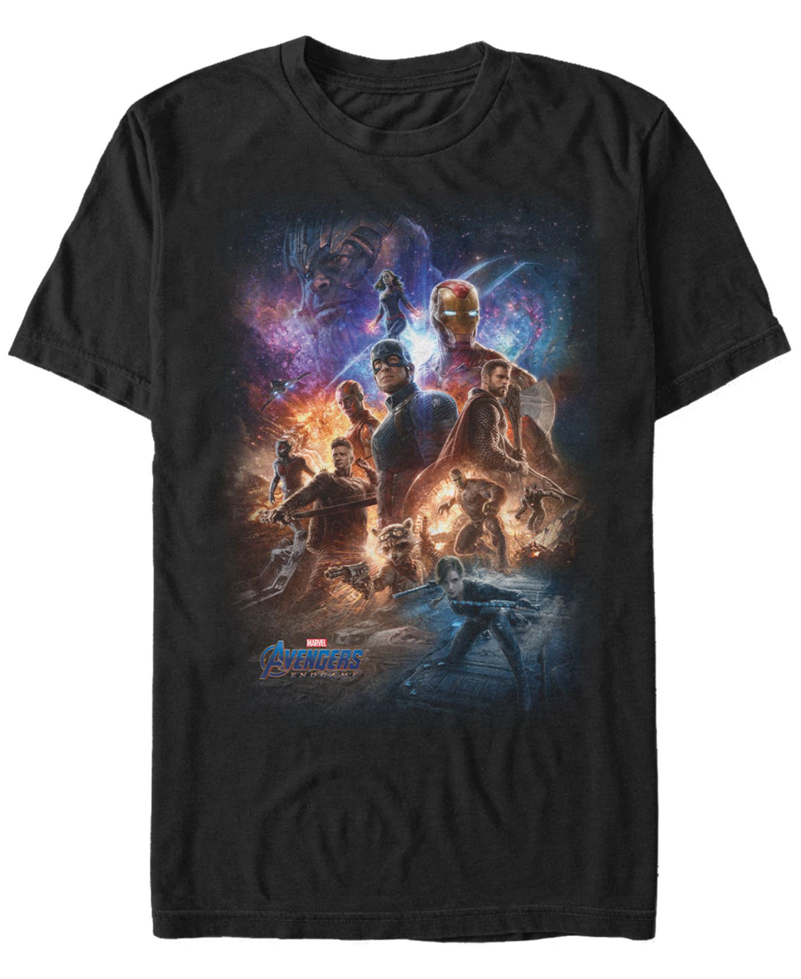 Fifth Sun Мужская футболка Marvel Avengers Endgame Galaxy Group Shot Short Sleeve
