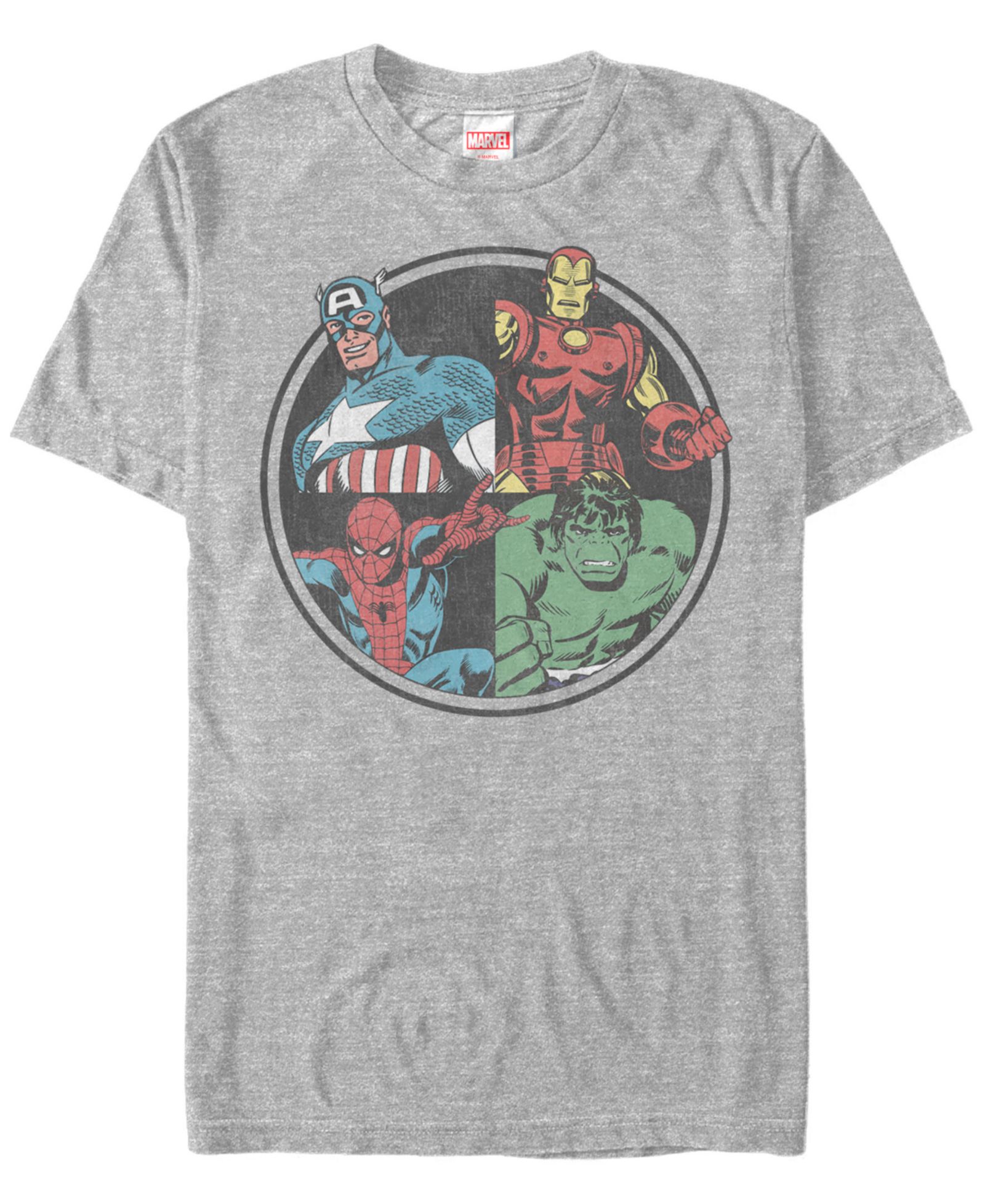 Мужская футболка Marvel Comic Collection Classic Avengers с коротким рукавом