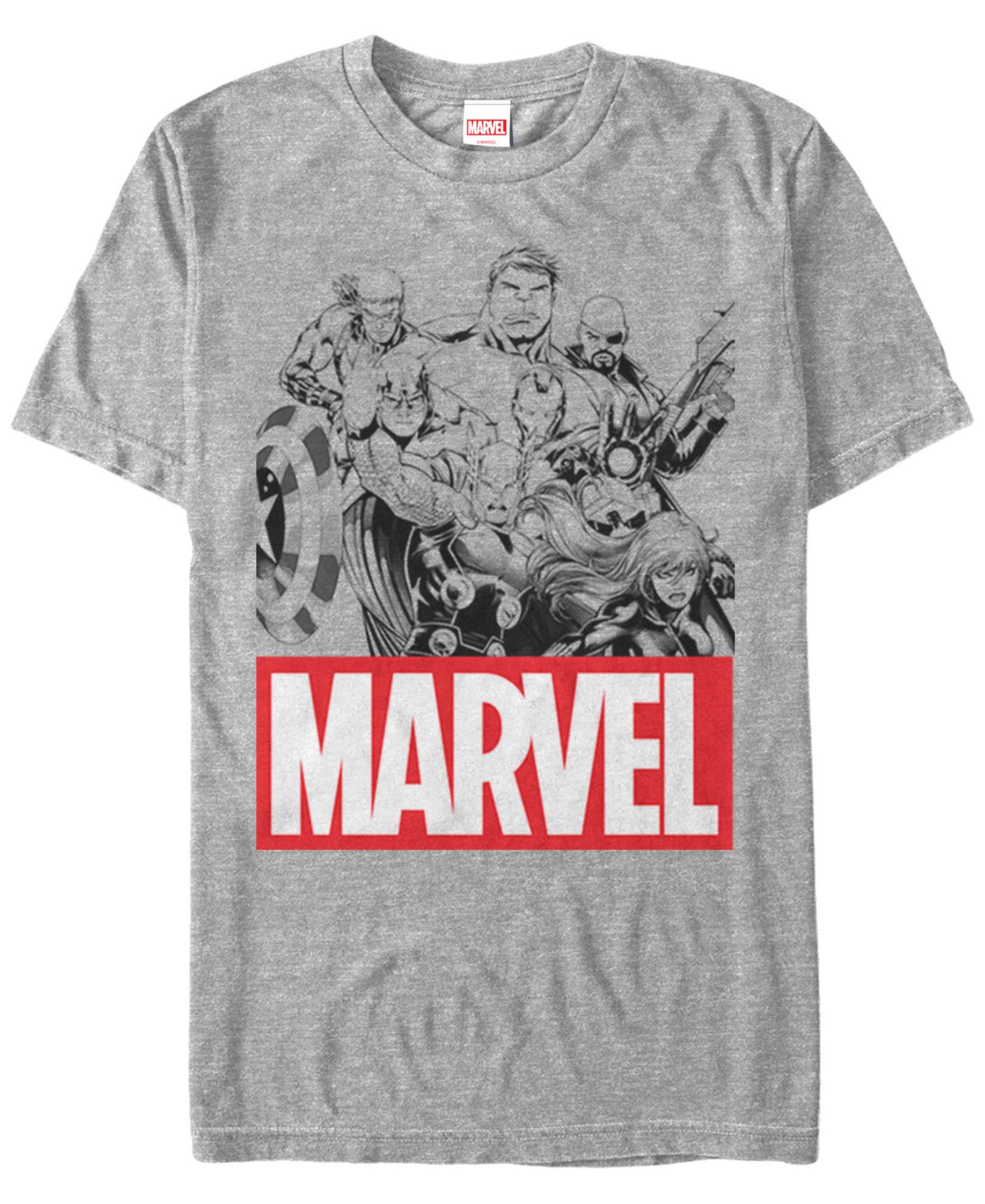 Marvel мужская футболка с принтом Comic Collection