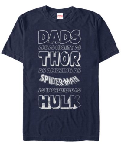 Мужская футболка с коротким рукавом Marvel Men's Comic Collection Marvel Men's Dads