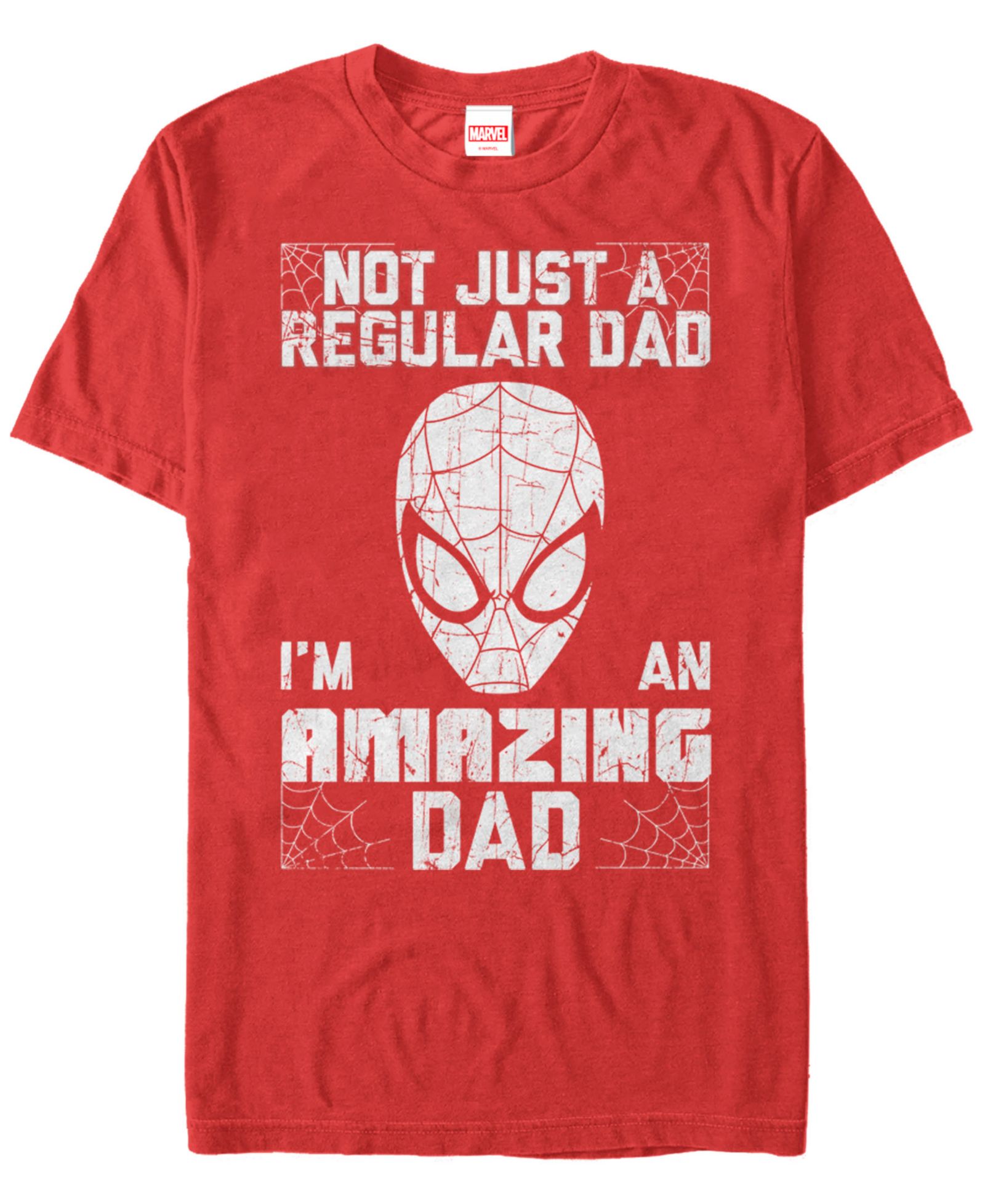 Мужская футболка Marvel Comic Collection Spider-Man I'm An Amazing Dad с коротким рукавом