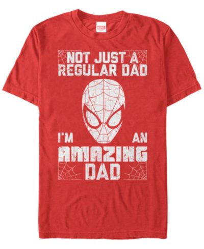 Мужская футболка Marvel Comic Collection Spider-Man I'm An Amazing Dad с коротким рукавом