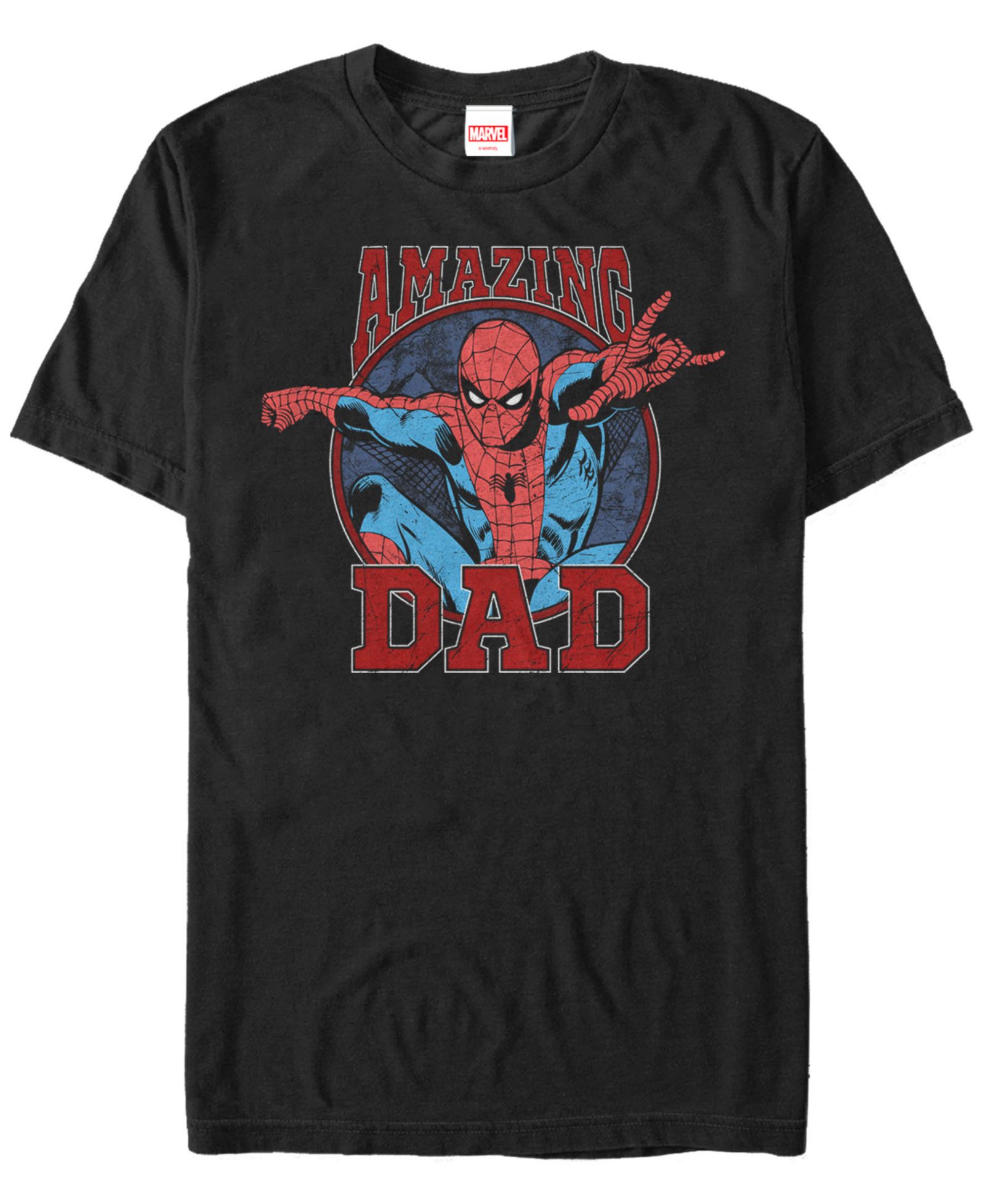 Fifth Sun Men's Spider-Man Amazing Dad  Short-Sleeve T-Shirt