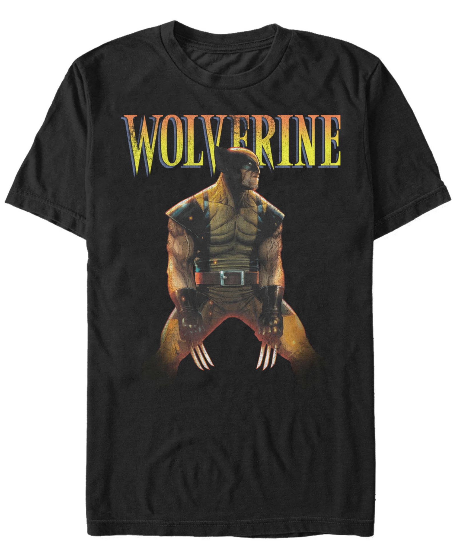 Футболка Marvel Men's Comic Collection X-Men Wolverine Profile с коротким рукавом