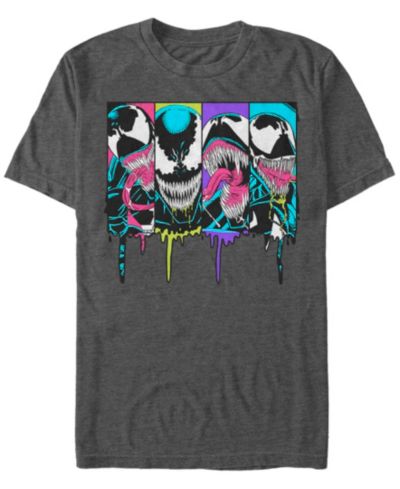 Мужская футболка Fifth Sun Marvel Comic Collection Venom Neon Dripping Panels Short Sleeve