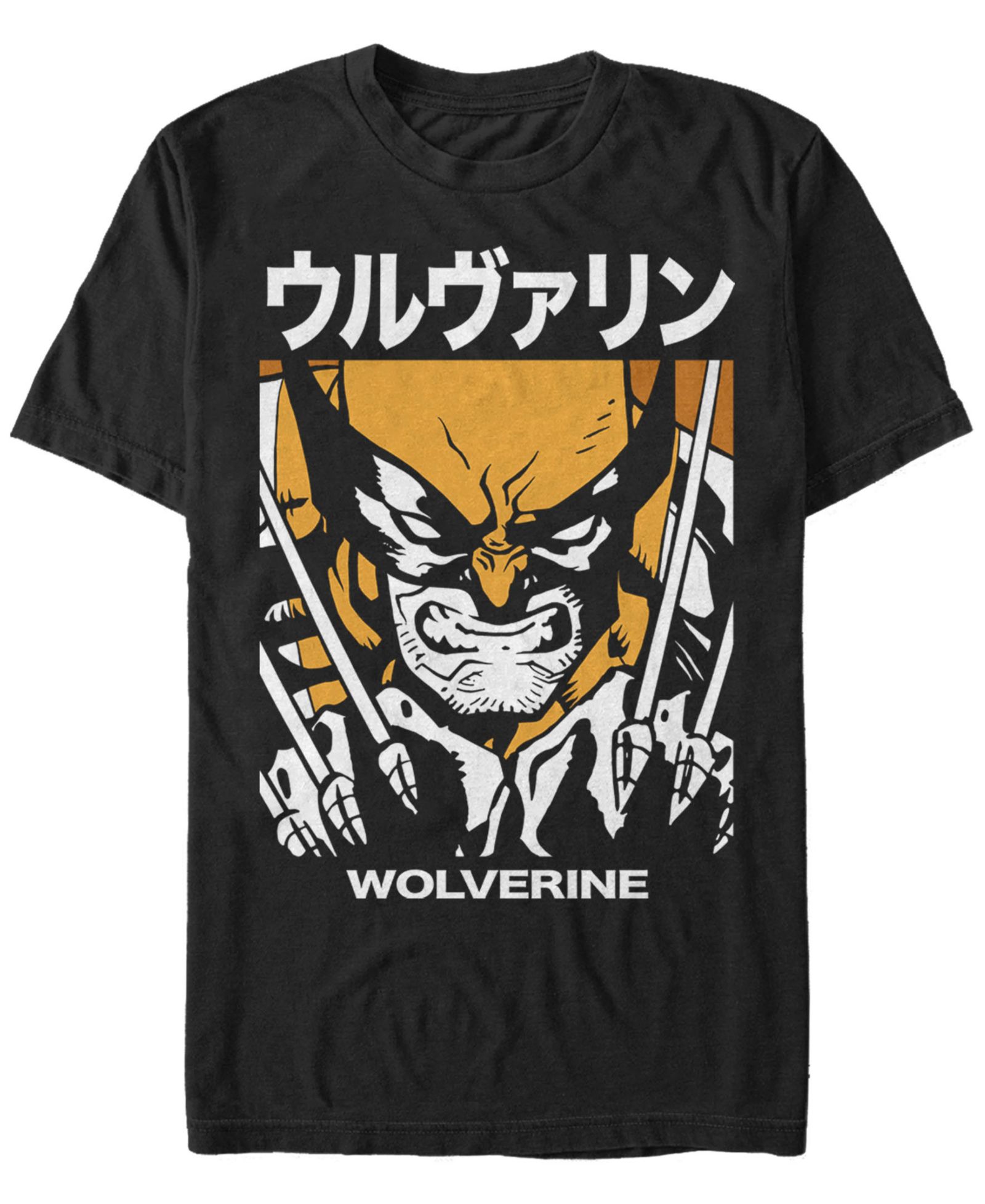 Fifth Sun Футболка Marvel Men's X-Men Wolverine Kanji Comic, с коротким рукавом