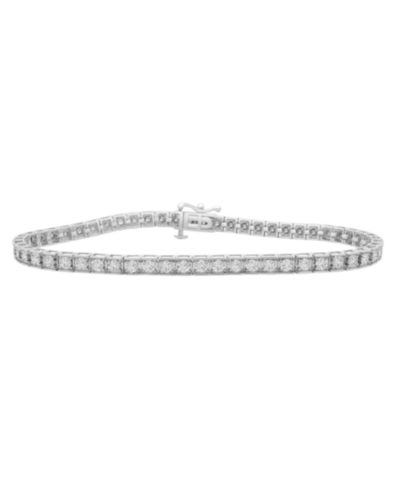 Diamond Miracle Plate теннисный браслет (1 ct. t.w.) в золоте 10k или белом золоте