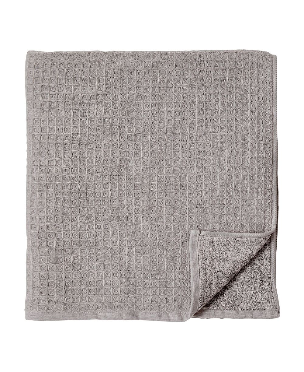 Uchino Waffle Twist 100% Cotton Bath Towel, 30" x 60"