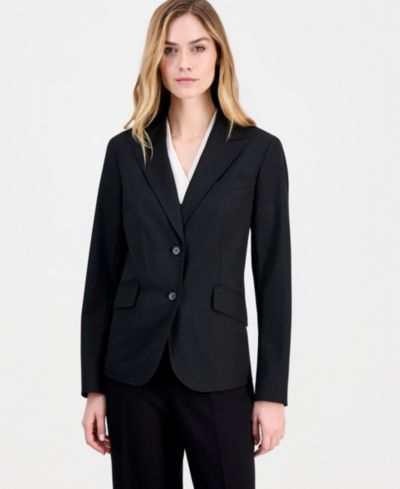 Женский блейзер Anne Klein Bi-Stretch с двумя пуговицами
