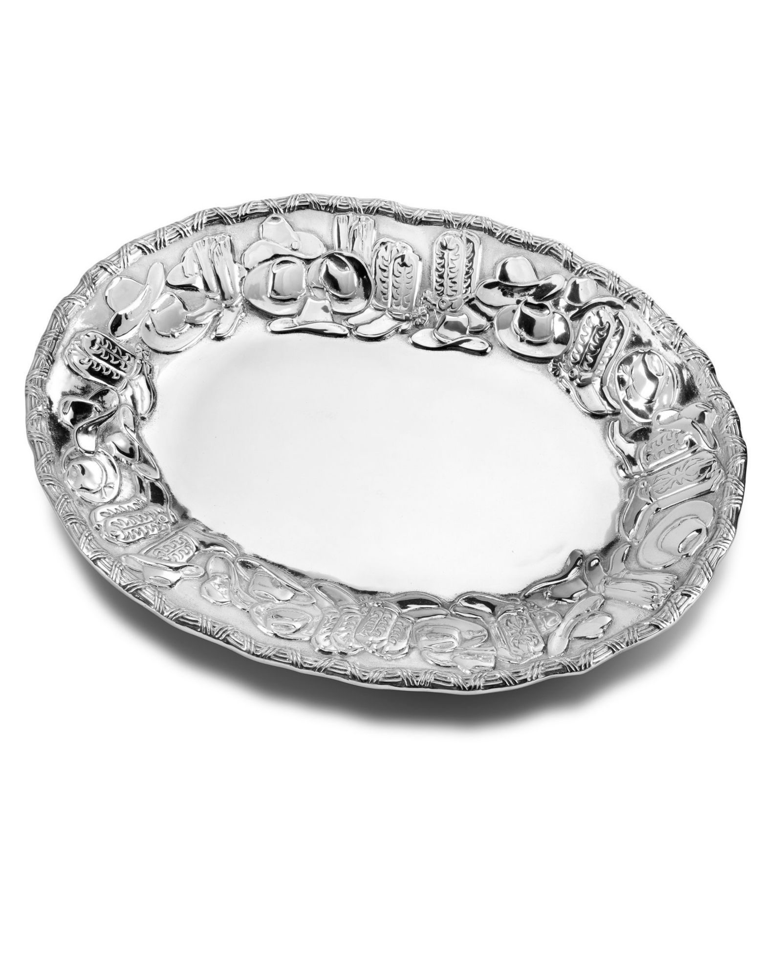 Wilton Armetale Western Oval Tray