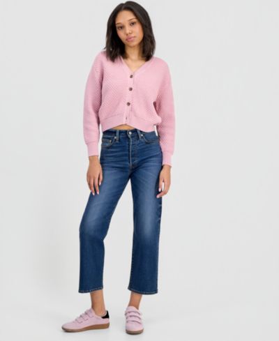 Levi's Women's Ribcage High-Rise Straight Ankle Jeans 27"