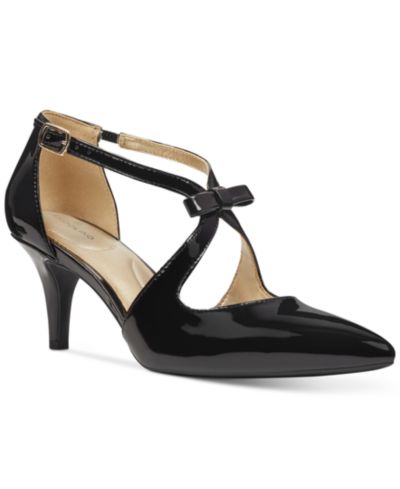 Bandolino Women's Zeffer Strappy Bow Stiletto Heel Pumps
