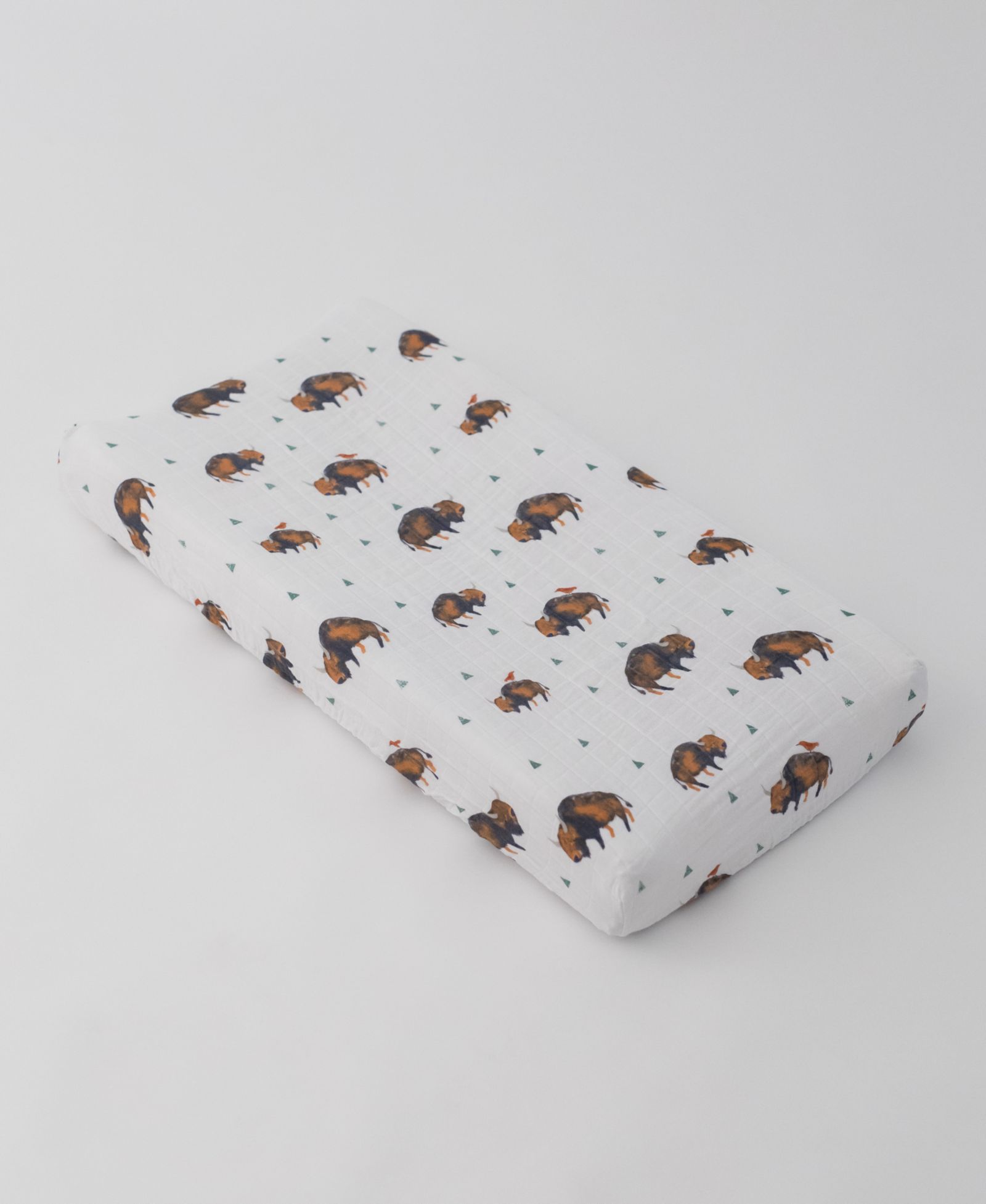 Little Unicorn Baby Boys or Baby Girls Printed Muslin Crib Sheet