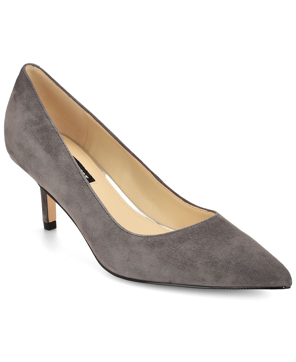Nine West Women's Arlene Pointed Toe Kitten Heel Pumps
